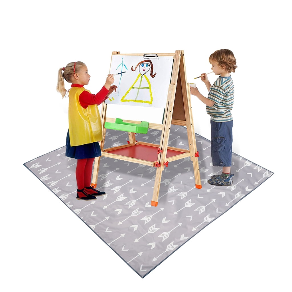 Baby Eatting Play Mat Picnic Mat High Chair Splash Mat Floor Protector Non Slip Waterproof