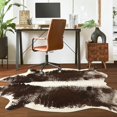 thumbnail image 4 of YJ.GWL Faux Cowhide Area Rug Soft Carpet Animal Print Rugs for Bedroom Living Room Home Decor,2.3'x3.6',Coffee, 4 of 5