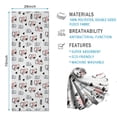 thumbnail image 2 of White Cow Moo Milk Pattern Hot Yoga Mat Towel Non Slip for Hot Yoga - Quick-Drying Yoga Mat Cover with 4 Corner Pockets with Travel Bag - Hot Yoga Towel Non Slip Grip Moisture Wicking Sweat 70"x26", 2 of 6