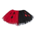 thumbnail image 2 of LYHaoo Children's Carnival Mesh TUTU Skirt Dance Performance Tutu Skirt,Girls Casual Dresses Sizes 2-3 Years Red, 2 of 6