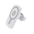 thumbnail image 6 of Magnetic Wireless Car Charger for Phone, Fast Wireless Car Mount with Secure Air Vent Clamp, White, 6 of 8