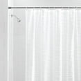 thumbnail image 3 of Mainstays Waterproof Oasis Striped PEVA Lightweight Shower Curtain and 12 Hooks, Frosted, 3 of 8