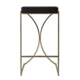 thumbnail image 7 of Butler Specialty Company Natalya 31" Upholstered Bar Stool - Black / Gold, 7 of 7