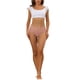 thumbnail image 2 of INSPIRAR CHIC Día de la Madre Braguitas de Cintura Alta Control de Abdomen para Mujeres 2XL Rojo Claro, 2 of 4