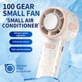 thumbnail image 4 of 100-speed high-speed digital display ice cooling semiconductor fan USB portable handheld small fan, 4 of 10