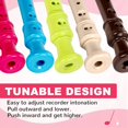 thumbnail image 3 of CONJURER Soprano Recorder Instrument for Kids Students German Fingering 8 Hole Flute ABS Soprano Recorder for Beginners with Clea, 3 of 7