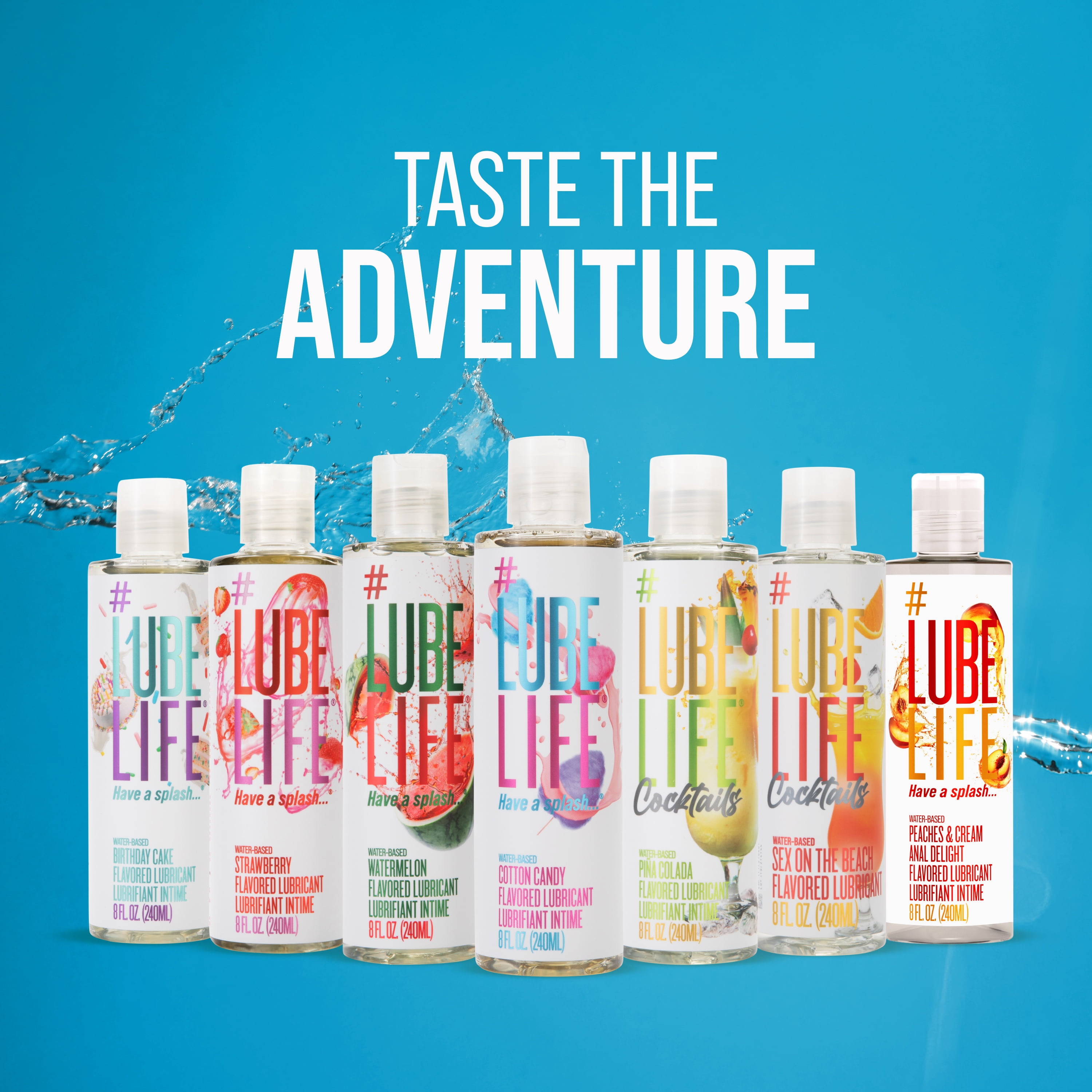 2 pack) LUBELIFE Cotton Candy Flavored Lubricant For Sex, Paraben-Free  Water-Based Lube, 8 fl oz - Walmart.com