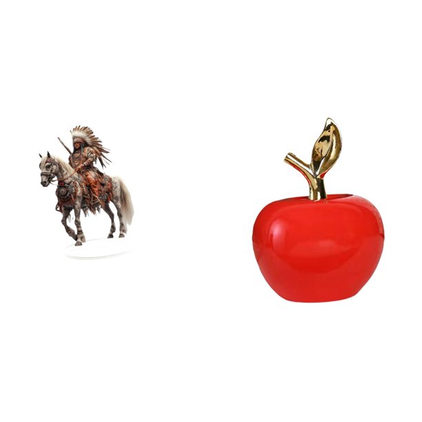 Adorno De Caballero Acrílico Para Centro De Mesa, Resistente Al Agua, Regalo De Decoración De Escritorio Con Base Y Estatua, Obra De Arte De Simulación, Figura De Cerámica, Escultura De