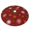 thumbnail image 2 of Kll 36" Christmas Tree Skirt Merry Christmas Xmas Tree Skirts Mat For New Year Xmas Holiday Party Indoor Outdoor Home Decoration, 2 of 9