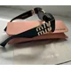 thumbnail image 4 of MIU MIU Woman Sunglasses MU 09WS Black And Gold Dark Grey Lenses FREE Shipping!!, 4 of 6