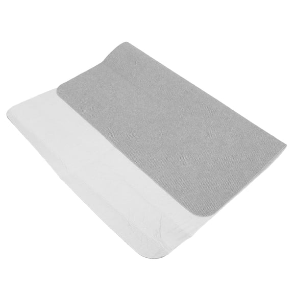 HONMEET Grey Polyester Chair Mat for Hardwood Floors, Non- Office Floor Protector, and Easy to Clean