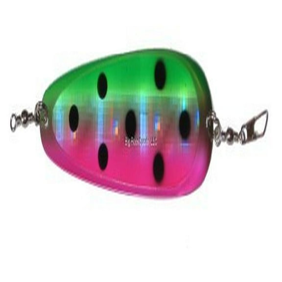Rocky Mountain Tackle Company 4.25" Nickel Glow Crush Dodger
