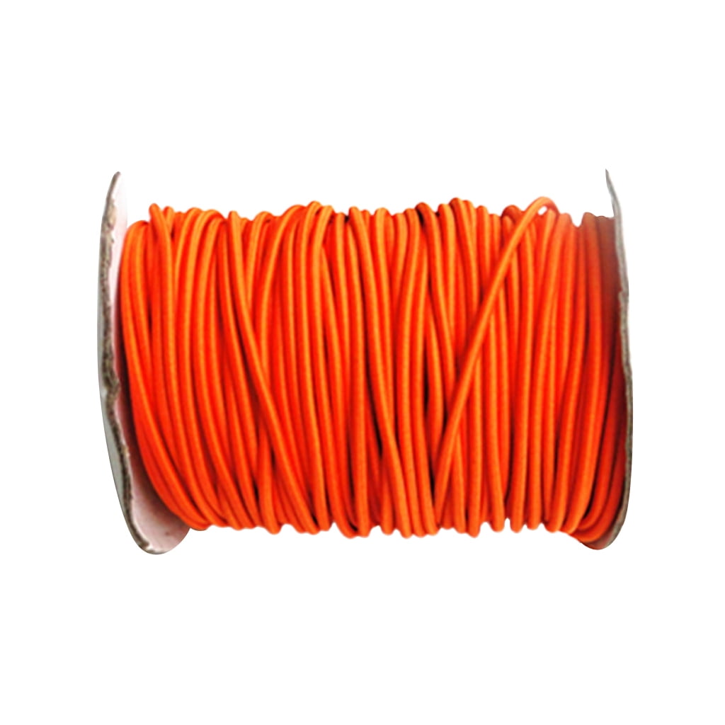 Aoanydony 4mm Strong Elastic Bungee Rope Shock Cord Tie Down Boats Trailers 10m Orange