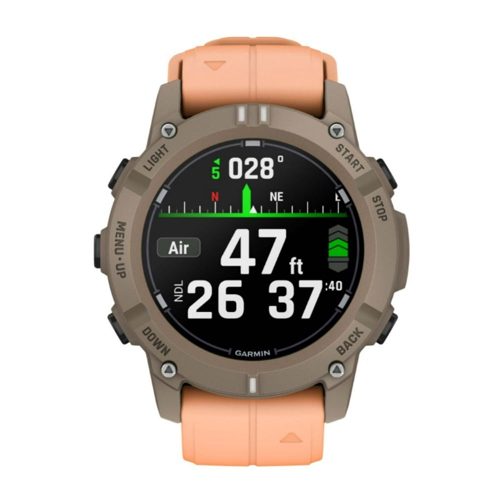 Garmin Descent G2 Dive 45mm GPS Smart Watch Paloma with Shell Pink Band