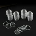 thumbnail image 4 of LEFU for 100 Pack Transparent Plastic Coin Holders 16mm Inner Diameter Round Storage Boxes for Commemorative Coins Double Protection Against Oxidation and Moisture, 4 of 10