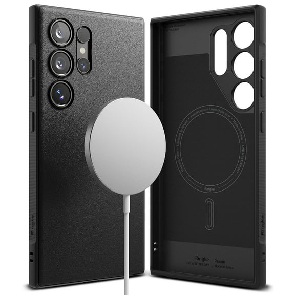 Ringke for Samsung Galaxy S24 Ultra [Onyx Magnetic] Heavy Duty Shockproof Lightweight Case - Black