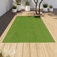 thumbnail image 2 of Mainstays 6 ft. x 8 ft. Green Turf Outdoor Rug, Zen Grass, 2 of 11