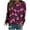 Hot Pink, variant on Azrian Womens Shirts Valentine'S Day Sweatshirt Long Sleeve Pullover Tunic Tops