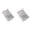 White 2PCS, variant on Soap Bag Suds Maker Mesh Net Bags Sack Bath Pouches Holder