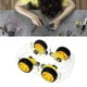 thumbnail image 5 of Kit de chasis de coche Robot inteligente acrílico doble 4WD DIY Kit de chasis de coche Robot inteligente para artesanía, 5 of 5