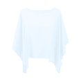 thumbnail image 5 of AWZXDE Lightweight Chiffon Summer Beach Wrap Soft Flowy Shawl Breathable Sun Scarf Versatile Evening Stole Dressy Cover Up Formal Wrap Shawl for Women Blue,XL, 5 of 5