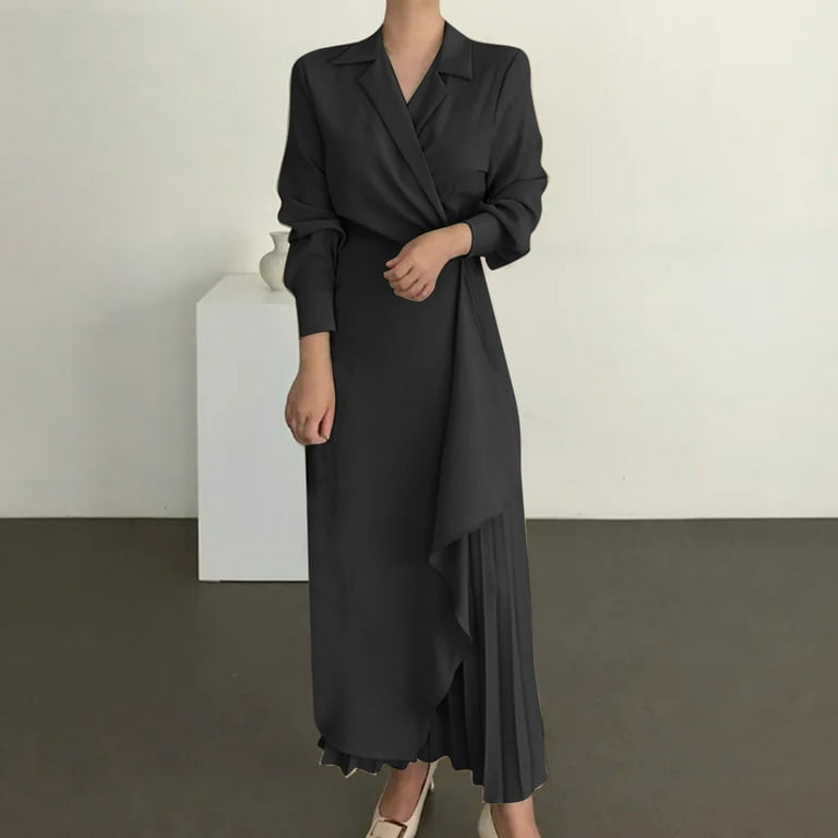 Usmixi Dresses for Women 2023 Plus Size Business Casual Fall