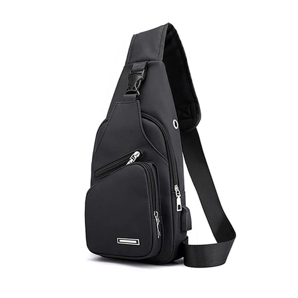 Bolso Bandolera Bolso Cruzado para Bicicleta para Hombre y Mujer, para Senderismo, Bolso Cruzado Multiusos para el Pecho