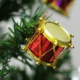thumbnail image 4 of FHBVT Christmas Drum Pendant, 12 Pack Christmas Tree Ornaments, Colorful Snare Drum Decorations for Holiday Gifts, Room and Tree Decorations for Home and Parties, 4 of 8