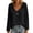 Black-#018, variant on Embroidered Tops for Women Long Sleeve Cotton Linen Tops V Neck Boho Blouses Loose Fit Dressy Casual Basic Shirts,White L
