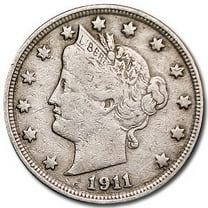 1911 Liberty Head V Nickel Fine