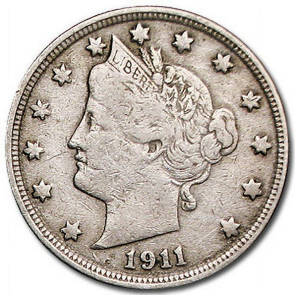 1911 Liberty Head V Nickel Fine