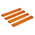 thumbnail image 3 of FashionCha 4 Pieces Mahjong Tile Rack Wooden Tray Storage Organizer Mah Jongg Rack Table Game Accessories Designed For Efficient Tile Arrangement Suitable for Family Gatherings Holiday brown, 3 of 8