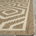 thumbnail image 6 of Safavieh Courtyard Amelia Geometric Indoor/Outdoor Area Rug, Brown/Bone, 9' x 12', 6 of 14