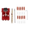 thumbnail image 1 of Herramientas de Localización Orificios Oblicuos perfecl con Kit de carpintería de Llave de taladro rojo, 1 of 8