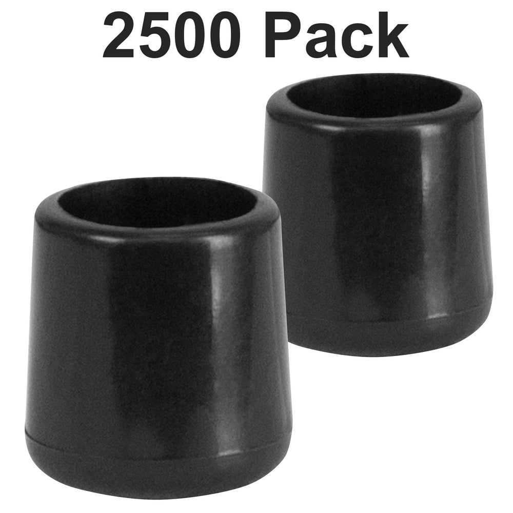 Flash Furniture 2500Pack Replacement Foot Cap for Plastic Folding