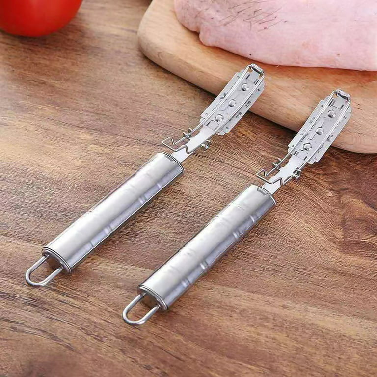 Fnochy Kitchen Gadgets Best Sellers 2023 Stainless Steel Scraper Knife Pig  Chicken Hair Removal Knife Kitchen Scraper Meat And Poultry Tools, Kitchen  Knife 