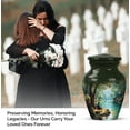 thumbnail image 4 of Fishing Man Urns For Adult Ashes Women And Men - Blue Cremation Urns For Mom Ashes - 1 Large Small Urn For Ash Adult Female 10 Inch, 4 Keepsake Set - Green Urn For Brother And Sister, 4 of 7