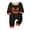 Style 109, variant on Family Matching Halloween Pajamas Set Candy Spider Web Short Sleeve Funny Pajamas Bat Castle Horror Wide Leg Pjs, Baby:24 Months
