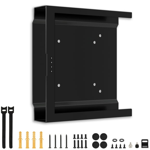 Mount for HP Desktop Mini PC Wall Mount Bracket for HP 260 Desktop Mini, HP ProDesk 400 405 600 Desktop Mini, HP EliteDesk 705 800 805 Desktop Mini PC VESA Mount Adapter Wall and Under Desk Mount