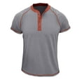 thumbnail image 4 of Ierhent Men Polo Men's Classic Fit Short Sleeve Performance Polo Shirt(Grey,M), 4 of 4