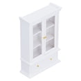 thumbnail image 1 of Miniature Bookcase, Birch 1: 12 Dollhouse Bookshelf White Fine Workmanship  For Dollhouse Accessories, 1 of 8