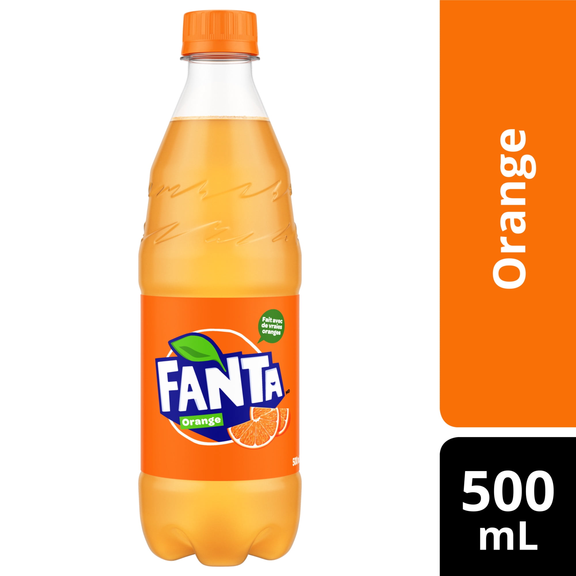 Fanta Orange Bottle, 500 mL