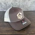 thumbnail image 3 of God Crown of Thorns Hat – Richardson 112 Trucker Cap – Leather Patch Christian Cross Design, 3 of 5