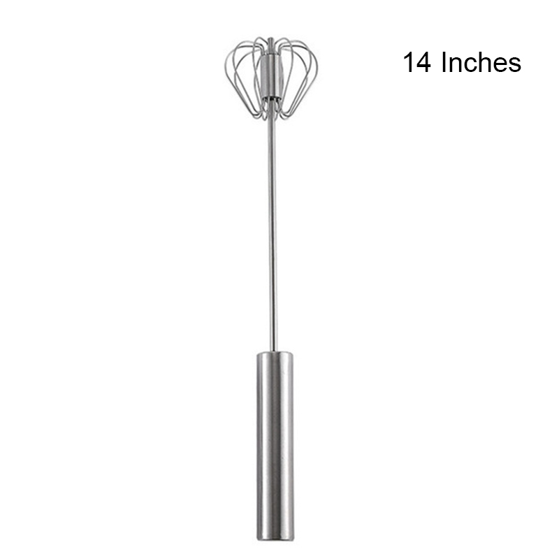 SemiAutomatic Egg Beater Stainless Steel Hand Mixers for Blending Whisking Beating Kitchen