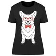 thumbnail image 1 of Cute Hipster Corgi T-Shirt Women -Image by Shutterstock, Female XX-Large, 1 of 2