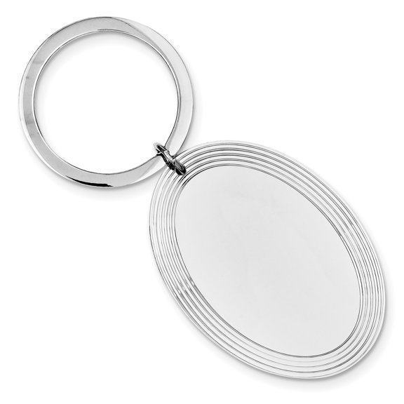 Beautiful Sterling Silver Rhodium-plated Key Chain