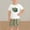 Green, variant on SGFCWSX Boys 2 Piece Outfits Summer Print Short Sleeve T Shirt Striped Elastic Waist Shorts Casual Set for Kids Black Size 12M