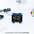 thumbnail image 5 of 5pcs 1.3 Inch 2 Display Module 12864 Pixels 1106 Screen Module Compatible/Raspberry Pi (White), 5 of 5