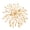 2-Gold, variant on Stylish Sun Divinity Raised Brooch Metallic Finish Elegant Corsage Pin Jewelry for Casual and Formal Outfits