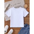 thumbnail image 2 of Kids' "READY TO TACKLE 1ST GRADE" Back - To - School & Football Graphic Soft Cotton Crew Neck Short Sleeve T - Shirt For Fall, 2 of 3